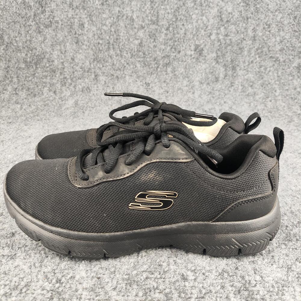 Skechers Shoes Womens Size 6 Black Mesh Memory Foam Walking Sneakers SN 99905R